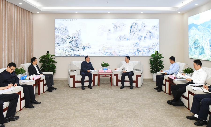 戴德军焦杨前往应急管理厅自然资源厅交通运输厅进行工作会谈 刘襄渝徐志文黄河分别出席